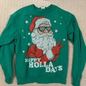 Green Christmas crewneck